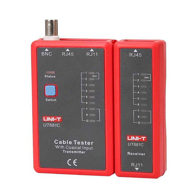 UNI-T UT681C Cable Tester Έλεγχος καλωδίων (RJ45, RJ11, BNC)