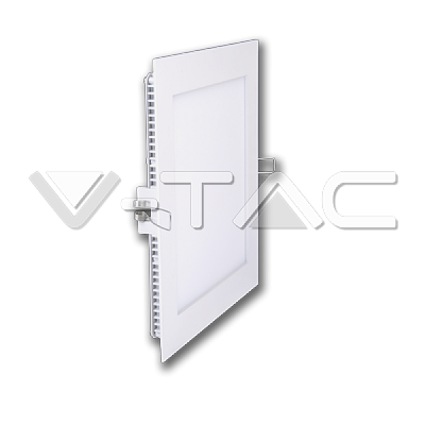 VT-1807 SQ Φωτιστικό Οροφής χωνευτό Τετράγωνο 18Watt Θερμό λευκό V-TAC