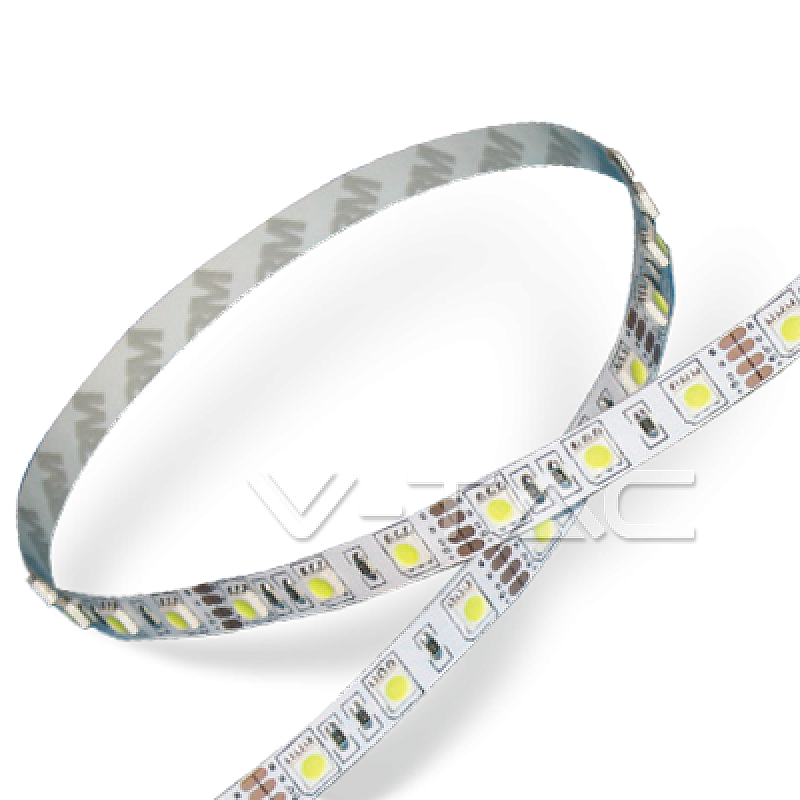 Ταινία LED SMD 5050  11W/m Φυσικό λευκό 4000K IP20 VT-5050-60 5 μέτρα V-TAC 212143