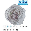 Φωτάκι νυκτός LED με διακόπτη με 4 leds ROSE σε ψυχρό λευκό 6400Κ VITO 5200380