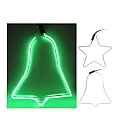 Καμπάνα LED  Χριστουγεννιάτικο με 60 SMD LED Πράσινο IP44 208285B EDM Spain