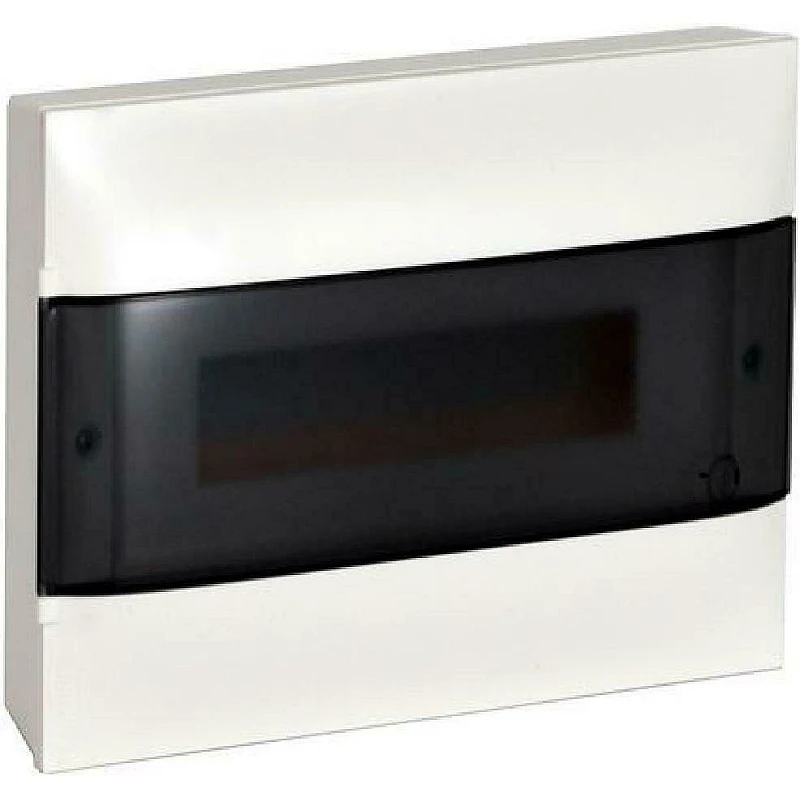 LEGRAND Ηλεκτρολογικός πίνακας πλαστικός Practibox χωνευτός 1 σειράς 12 στοιχείων, διάφανη πόρτα., Ν+Ε κλέμμες 135151