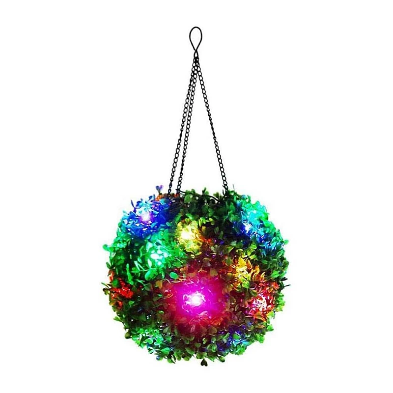Ηλιακό φωτιστικό LED κρεμαστό Grass Ball Light RGB GR2501 OEM Ηλιακό φωτιστικό LED κρεμαστό Grass Ball Light RGB GR2501 OEM