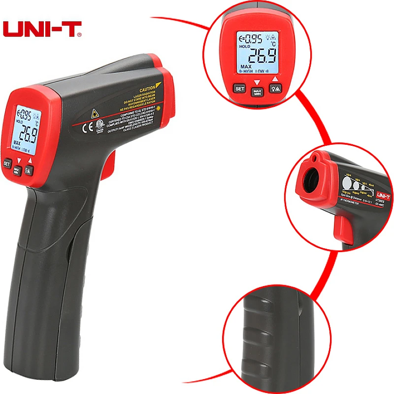 UNI-T UT300S Θερμόμετρο Υπερύθρων έως 400°C UNI-T UT300S Θερμόμετρο Υπερύθρων έως 400°C