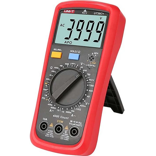 UNI-T UT39C+ Ψηφιακό Πολύμετρο Ακριβείας με Buzzer με Μέτρηση AC / DC / Αντίστασης / Χωρητικότητας / Θερμοκρασίας 