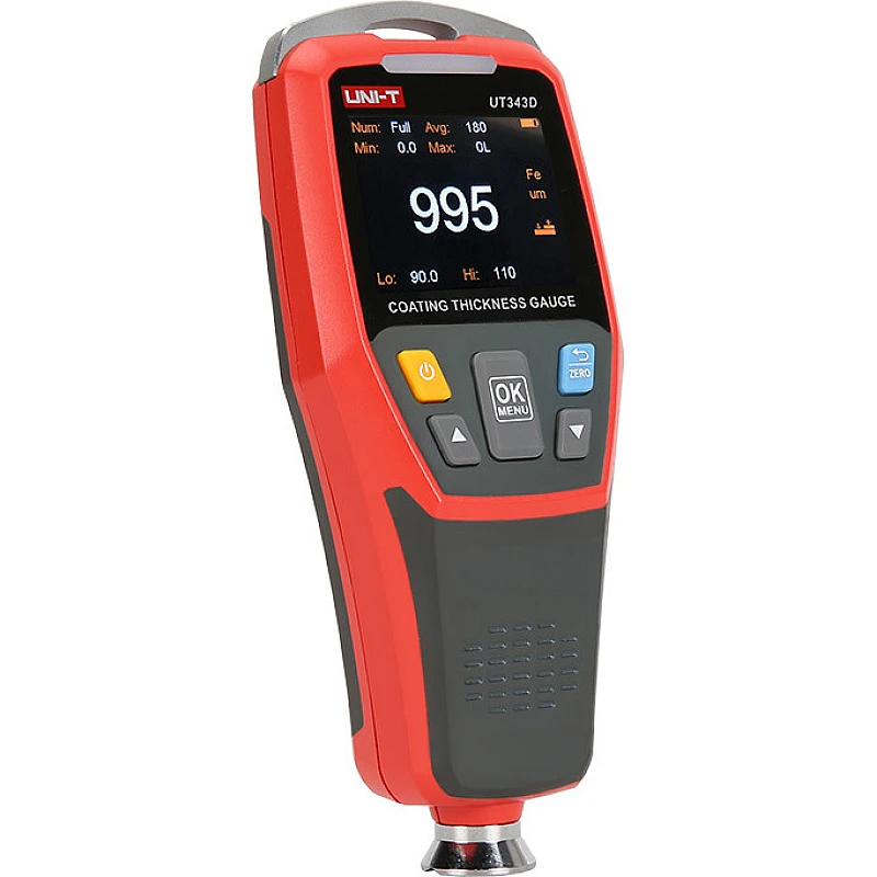 Uni-T Ψηφιακός Μετρητής Πάχους Υλικών Πάχους Χρώματος UT343D