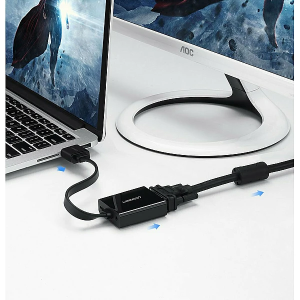 Ugreen Μετατροπέας HDMI male σε VGA female 40248 
