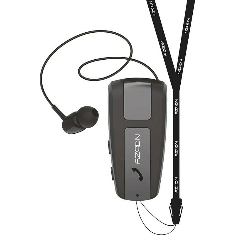 Noozy Roller BH68 In-ear Bluetooth Handsfree Ακουστικό Πέτου Μαύρο