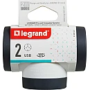 LEGRAND Πολύπριζο Σταυρός Σούκο 2 θέσεων + USB A +C Περιστρεφόμενο Λευκό-Μαύρο 694522 LEGRAND Πολύπριζο Σταυρός Σούκο 2 θέσεων + USB A +C Περιστρεφόμενο Λευκό-Μαύρο 694522