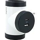 LEGRAND Πολύπριζο Σταυρός Σούκο 2 θέσεων + USB A +C Περιστρεφόμενο Λευκό-Μαύρο 694522 LEGRAND Πολύπριζο Σταυρός Σούκο 2 θέσεων + USB A +C Περιστρεφόμενο Λευκό-Μαύρο 694522