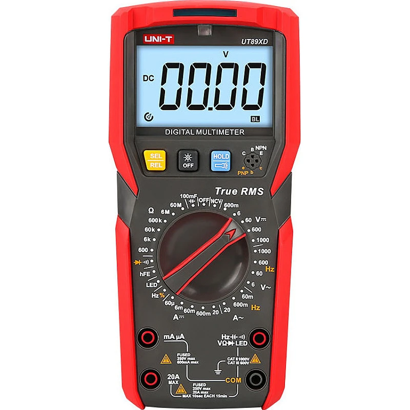 UNI-T UT89XD Ψηφιακό Πολύμετρο True RMS με Μέτρηση AC / DC / Αντίστασης UNI-T UT89XD Ψηφιακό Πολύμετρο True RMS με Μέτρηση AC / DC / Αντίστασης