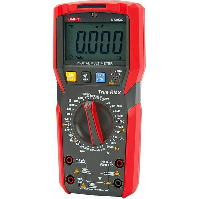 UNI-T UT89XD Ψηφιακό Πολύμετρο True RMS με Μέτρηση AC / DC / Αντίστασης UNI-T UT89XD Ψηφιακό Πολύμετρο True RMS με Μέτρηση AC / DC / Αντίστασης