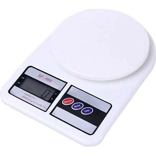 SF-400 Ψηφιακή Ζυγαριά Κουζίνας 1gr/5kg Λευκή