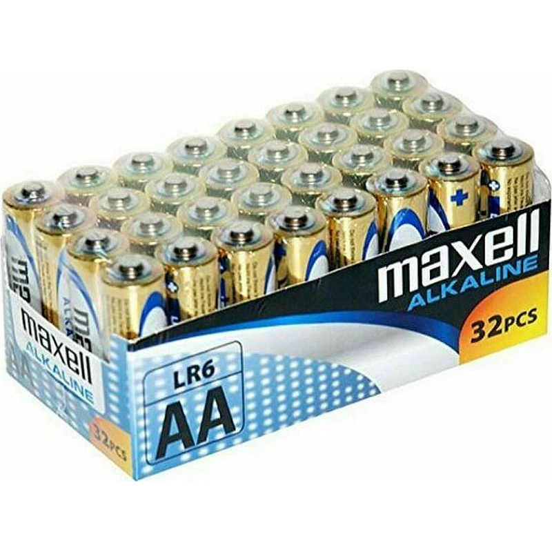 Maxell Αλκαλική Μπαταρία LR6/AA MN1500 32 τεμάχια Maxell Αλκαλική Μπαταρία LR6/AA MN1500 32 τεμάχια