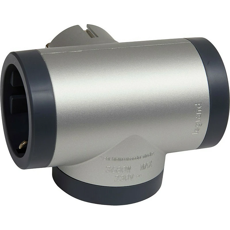 LEGRAND Πολύπριζο Σταυρός Σούκο 3 θέσεων Ασημί 694523 LEGRAND Πολύπριζο Σταυρός Σούκο 3 θέσεων Ασημί 694523