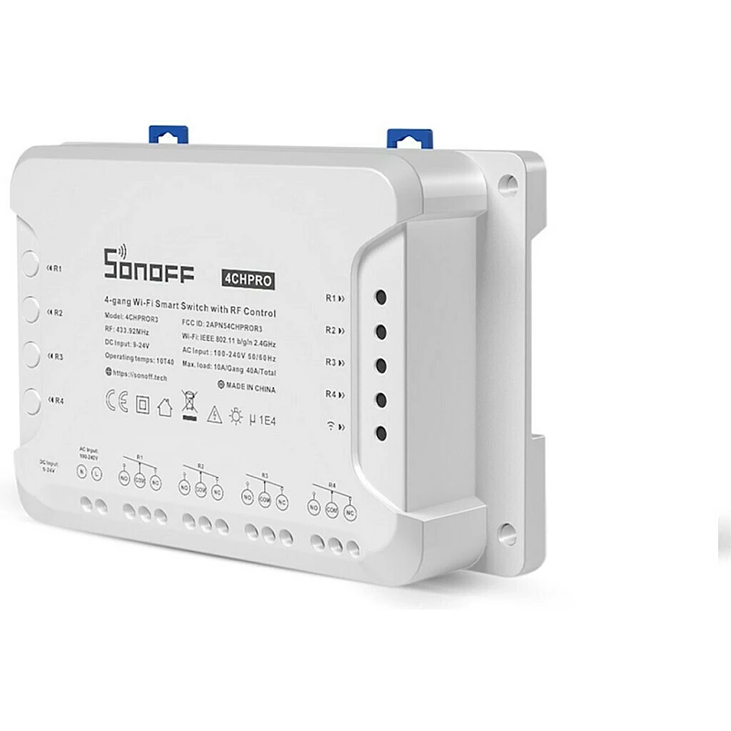 Sonoff 4CH PRO R3 Smart Switch 4 Καναλιών Wi-Fi & RF 10A