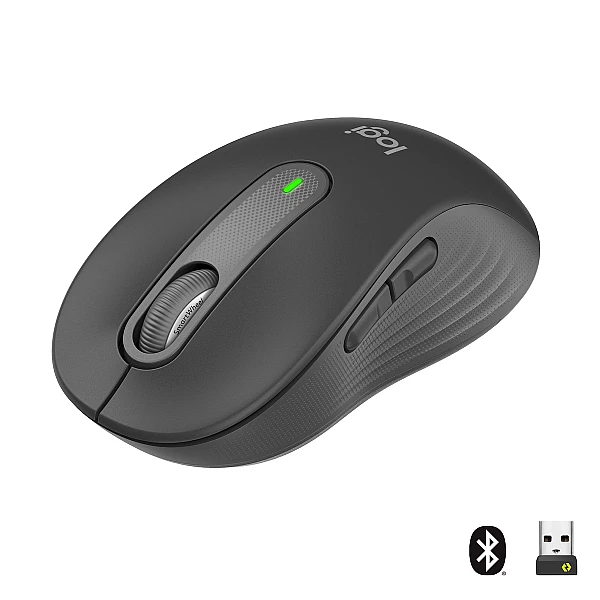 Logitech Signature M650 L Ασύρματο Bluetooth Ποντίκι Graphite  