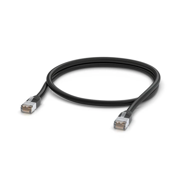 Ubiquiti U/FTP (STP) Cat.5e Καλώδιο Δικτύου Ethernet εξωτερικού χώρου 1m Μαύρο