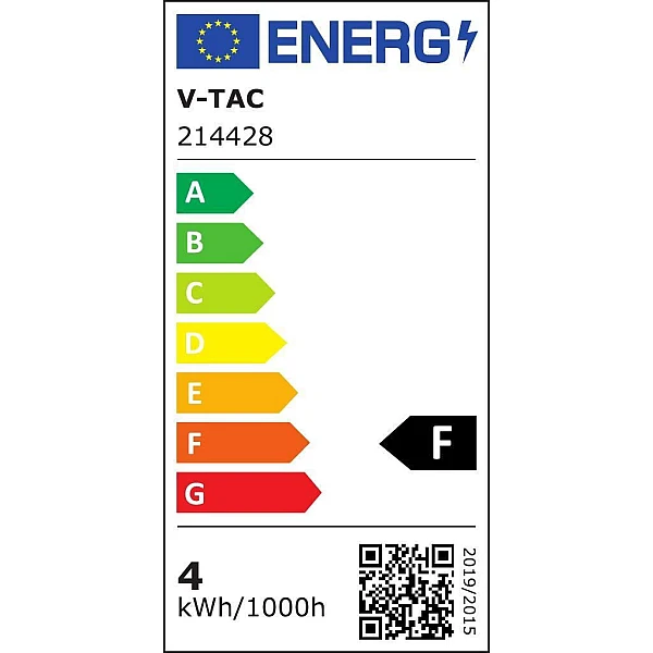 Λαμπτήρας Led E27 Filament G45 4Watt Ψυχρό λευκό VT-1980 V-TAC 214428