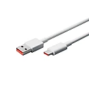 Xiaomi USB 3.1 Cable USB-C male - USB-A male Λευκό 1m (BHR6032GL)