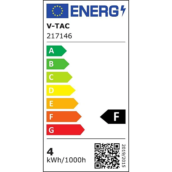 Λαμπτήρας Led E27 Filament Amber G95 4Watt Θερμό λευκό VT-2024 V-TAC 217146