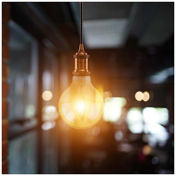 Λαμπτήρας Led E27 Filament Amber G95 4Watt Θερμό λευκό VT-2004 V-TAC 217148