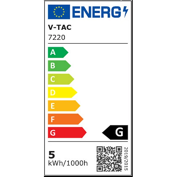 Λαμπτήρας LED E27 ST64 Long Filament Amper 5Watt Θερμό Λευκό VT-2066 V-TAC 217220