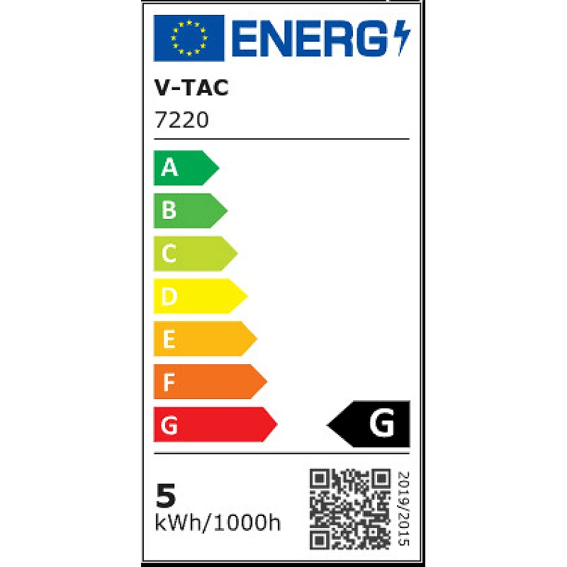 Λαμπτήρας LED E27 ST64 Long Filament Amper 5Watt Θερμό Λευκό VT-2066 V-TAC 217220 Λαμπτήρας LED E27 ST64 Long Filament Amper 5Watt Θερμό Λευκό VT-2066 V-TAC 217220