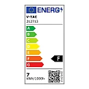 Λαμπτήρας LED προβολέα R7S 7watt Φυσικό λευκό 78mm VT-2237 V-TAC 212714 Λαμπτήρας LED προβολέα R7S 7watt Φυσικό λευκό 78mm VT-2237 V-TAC 212714