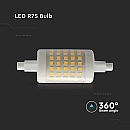 Λαμπτήρας LED προβολέα R7S 7watt Φυσικό λευκό 78mm VT-2237 V-TAC 212714 Λαμπτήρας LED προβολέα R7S 7watt Φυσικό λευκό 78mm VT-2237 V-TAC 212714