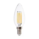 Λαμπτήρας Led E14 Κεράκι Filament 5.5Watt Φυσικό λευκό 4000Κ Dimmable VT-21125 V-TAC 7807 Λαμπτήρας Led E14 Κεράκι Filament 5.5Watt Φυσικό λευκό 4000Κ Dimmable VT-21125 V-TAC 7807