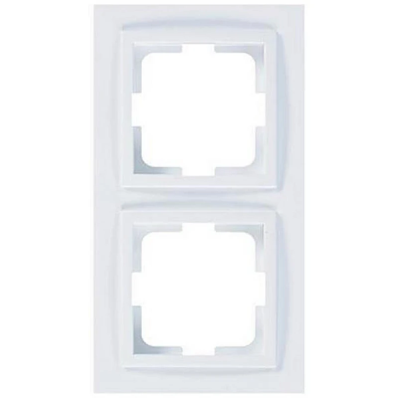 Πλαίσιο Διπλό Λευκό 152-10181 MONO ELECTRIC Despina by Eurolamp Πλαίσιο Διπλό Λευκό 152-10181 MONO ELECTRIC Despina by Eurolamp