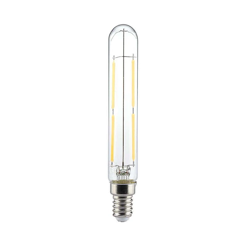 Λαμπτήρας Led T20 E14 Filament 4Watt Θερμό λευκό 3000K VT-2204 V-TAC 212701 Λαμπτήρας Led T20 E14 Filament 4Watt Θερμό λευκό 3000K VT-2204 V-TAC 212701