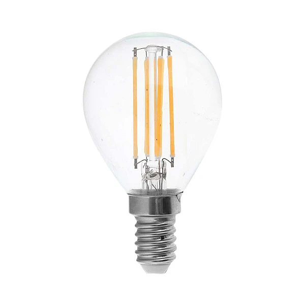 Λαμπτήρας Led E14 Filament P45 6Watt Ψυχρό λευκό VT-2466 V-TAC 212847