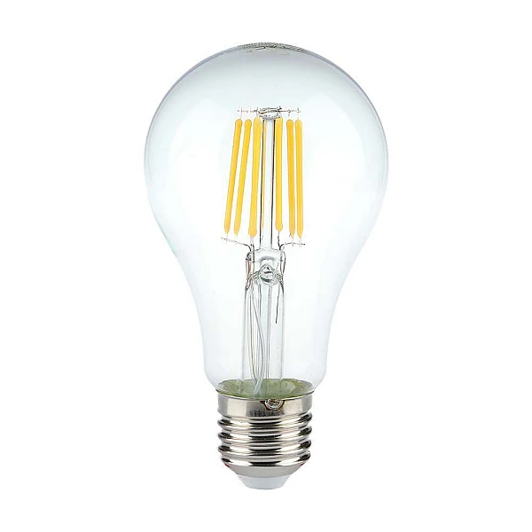 Λαμπτήρας Led E27 Filament A60 10Watt Ψυχρό λευκό VT-1981 V-TAC 214412