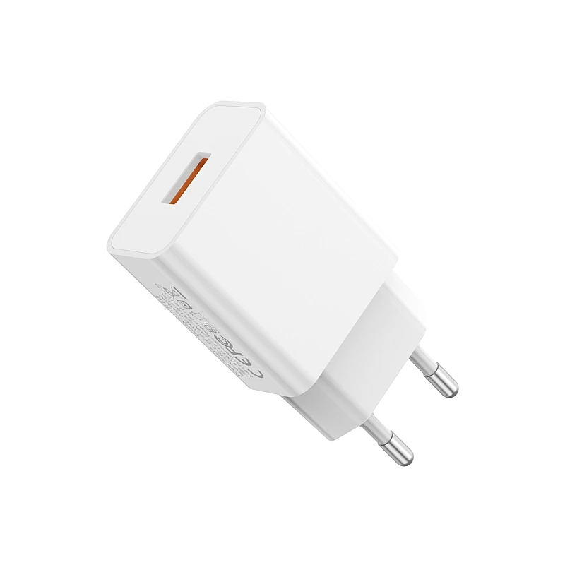XO L127(EU) Ταχυφορτιστής με Θύρα USB-A 18W Λευκός Χωρίς Καλώδιο XO L127(EU) Ταχυφορτιστής με Θύρα USB-A 18W Λευκός Χωρίς Καλώδιο