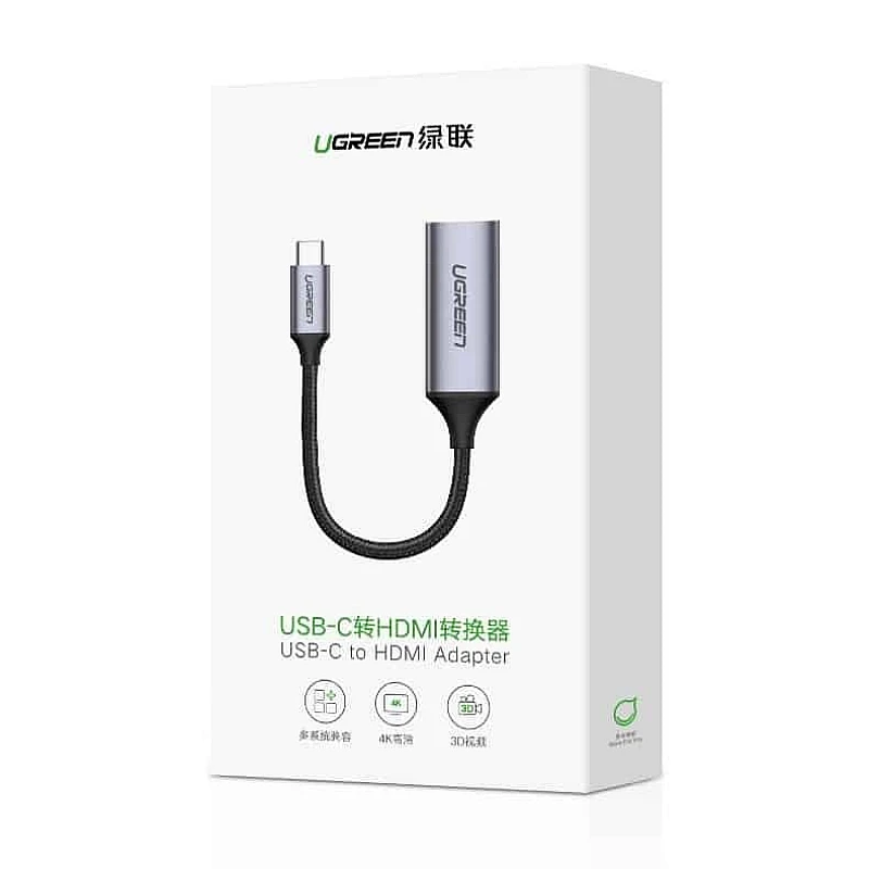 Ugreen Μετατροπέας USB-C male σε HDMI female 1τμχ 70444
