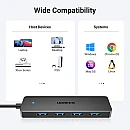 Ugreen USB 3.0 Hub 4 Θυρών με σύνδεση USB-A 25851 Ugreen USB 3.0 Hub 4 Θυρών με σύνδεση USB-A 25851