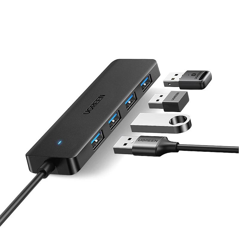 Ugreen USB 3.0 Hub 4 Θυρών με σύνδεση USB-A 25851 Ugreen USB 3.0 Hub 4 Θυρών με σύνδεση USB-A 25851