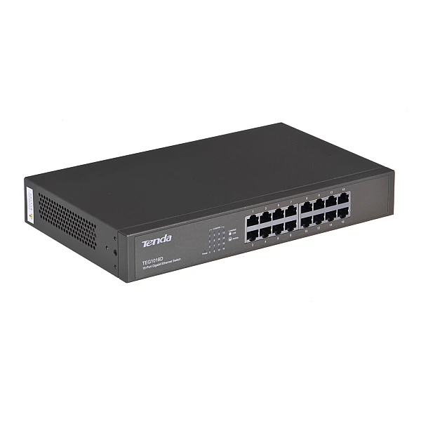 TENDA TEG1016D V16.0 Desktop Switch 16-Port Gigabit 10/100/1000Mb/s