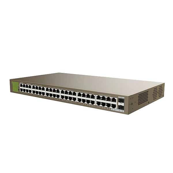 Tenda TEG1050F Unmanaged Switch με 48 Θύρες Gigabit (1Gbps) Ethernet και 2 SFP Θύρες