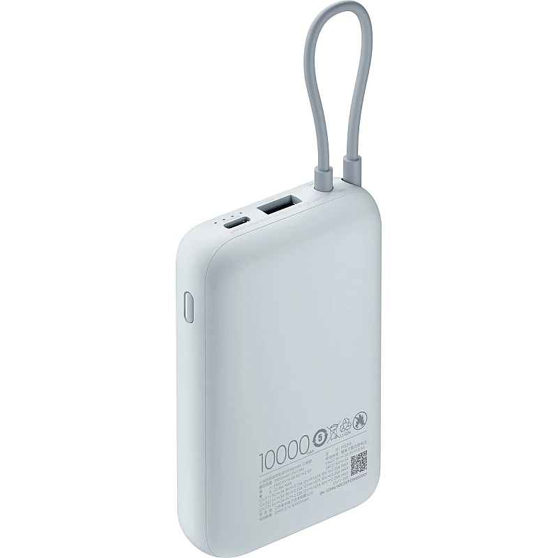 Xiaomi Integrated Type-C Power Bank 10000mAh 22.5W με Θύρα USB-A και Θύρα USB-C Ice Blue BHR9073GL Xiaomi Integrated Type-C Power Bank 10000mAh 22.5W με Θύρα USB-A και Θύρα USB-C Ice Blue BHR9073GL