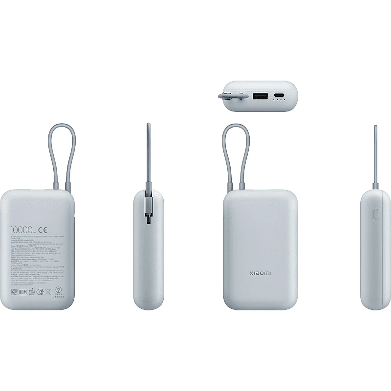 Xiaomi Integrated Type-C Power Bank 10000mAh 22.5W με Θύρα USB-A και Θύρα USB-C Ice Blue BHR9073GL Xiaomi Integrated Type-C Power Bank 10000mAh 22.5W με Θύρα USB-A και Θύρα USB-C Ice Blue BHR9073GL