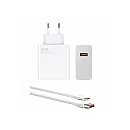 Xiaomi Φορτιστής με Θύρα USB-A και Καλώδιο USB-C 67W Power Delivery Λευκός (HyperCharge Combo BHR9465EU)