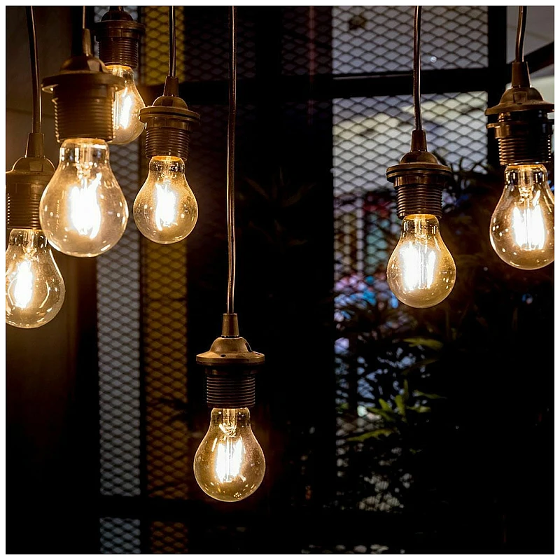 Λαμπτήρας Led E27 Filament Amber A60 10Watt Θερμό Λευκό VT-2028 V-TAC 217157