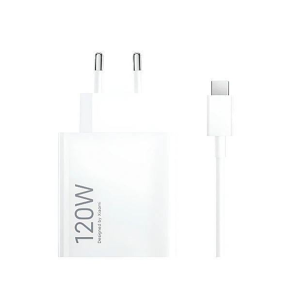 Xiaomi Φορτιστής με Θύρα USB-A και Καλώδιο USB-C 120W Λευκός (HyperCharge Combo)(BHR9462GL)
