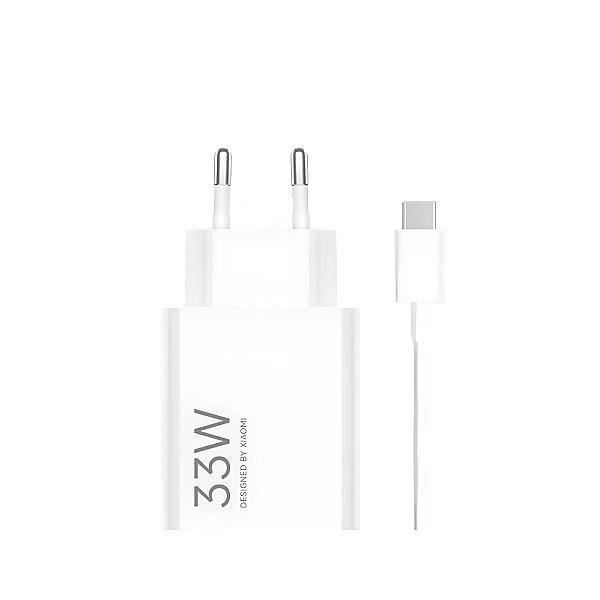 Xiaomi Φορτιστής με Θύρα USB-A και Καλώδιο USB-C 33W Λευκός (BHR9956EU)