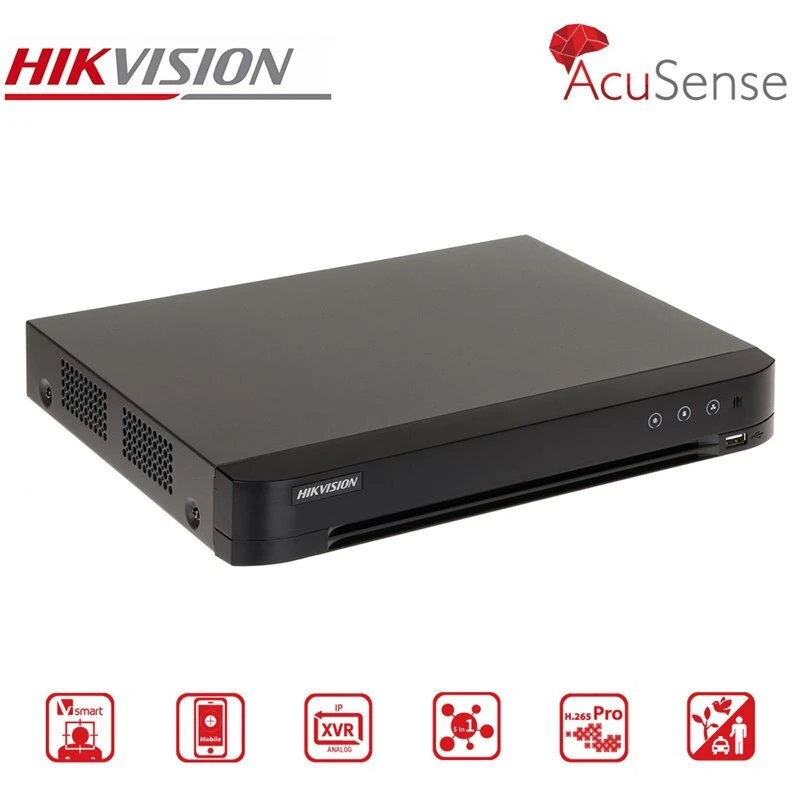 HIKVISION iDS-7208HQHI-M1/XT Καταγραφικό 8 Καμερών dvanced Pro-Series Acusence DVR  H.265+ Audio Over Coaxial