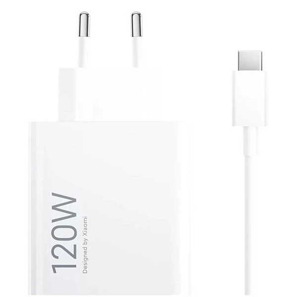 Xiaomi Φορτιστής με Θύρα USB-A και Καλώδιο USB-C 120W Λευκός (HyperCharge Combo)(BHR9462GL)