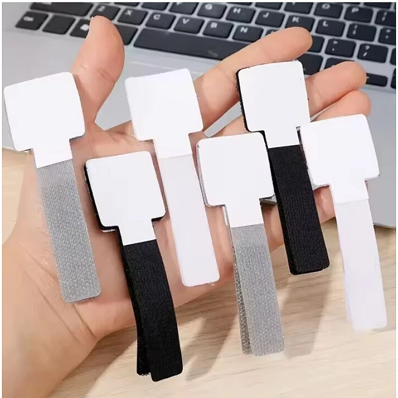 Cable Organizer Σετ Οργάνωσης Καλωδίων γραφείου Αυτοκόλλητα 10 τεμάχια 7001 OEM